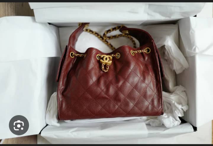 Sac Chanel 25 cuir bordeaux