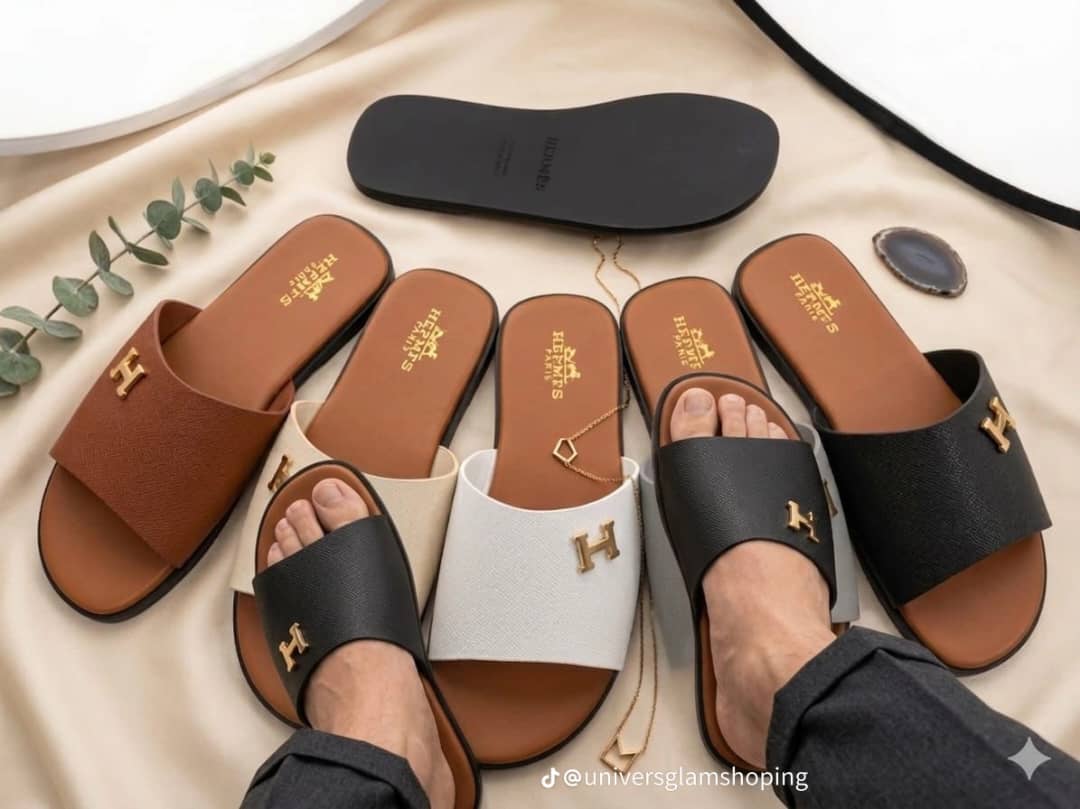 Sandales Hermès homme luxe — collection coloris